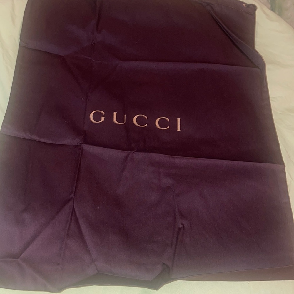 Two  XL Gucci shoe/boots dust bag! Size 20/15 inches. Selling as a pair.